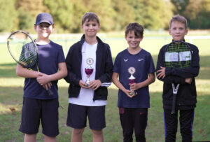 U12 mixed: Die besten vier Spieler der Jugendclubmeisterschaften 2025 beim MTC Germania