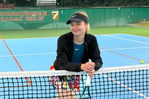 Tennistrainerin Patricia Uhlig