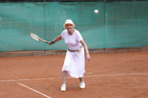 Christiane Retro-Tennis historisch