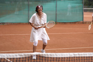 Maike Retro-Tennis historisch