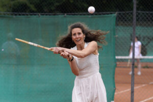 Sandra Retro-Tennis historisch