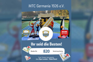 Ergebnis der Aktion Scheine für Vereine